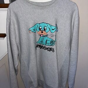 Pleasures Ruff Premium Crewneck - Men’s - Large - Heather Grey